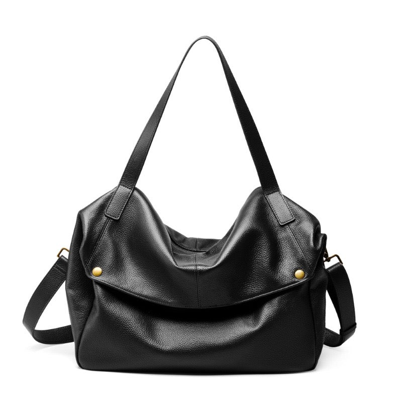 Adriana - Bolso minimalista de piel auténtica suave y retro para diario - vista 28