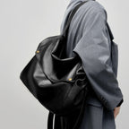 Adriana - Bolso minimalista de piel auténtica suave y retro para diario - vista 9