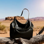 Adriana - Bolso minimalista de piel auténtica suave y retro para diario - vista 13