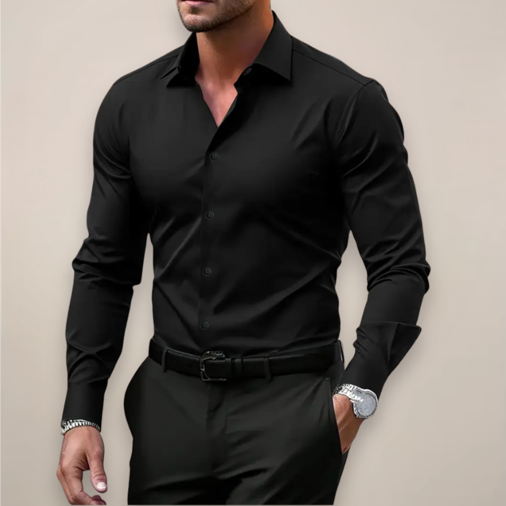 David™ | Camisa de vestir de manga larga y cuello clásico