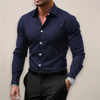David™ | Camisa de vestir de manga larga y cuello clásico
