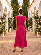 Paloma - Vestido maxi plisado de gala - vista 6