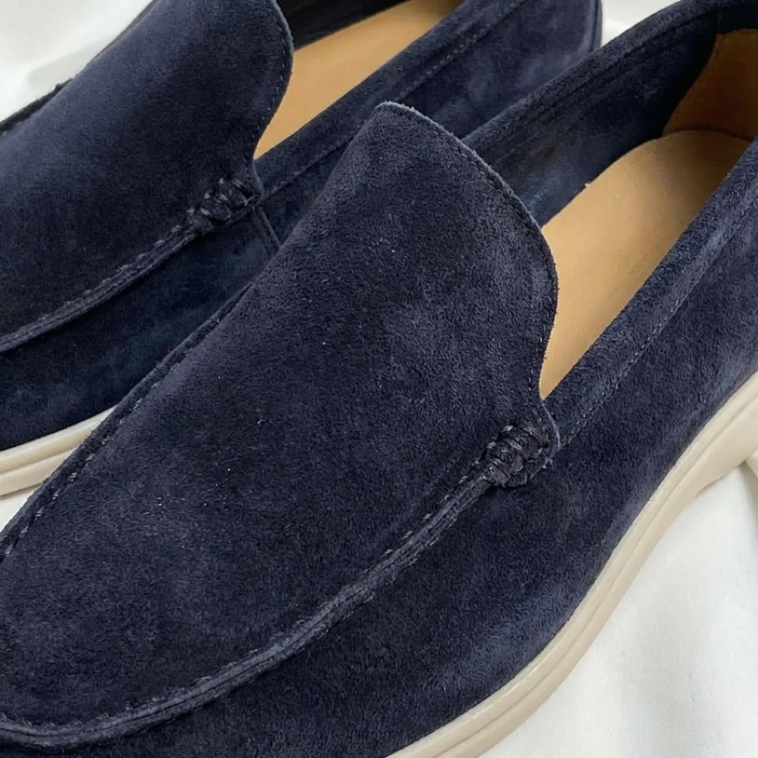Joseph™ | Mocasines slip-on con costuras vistas y suela en contraste