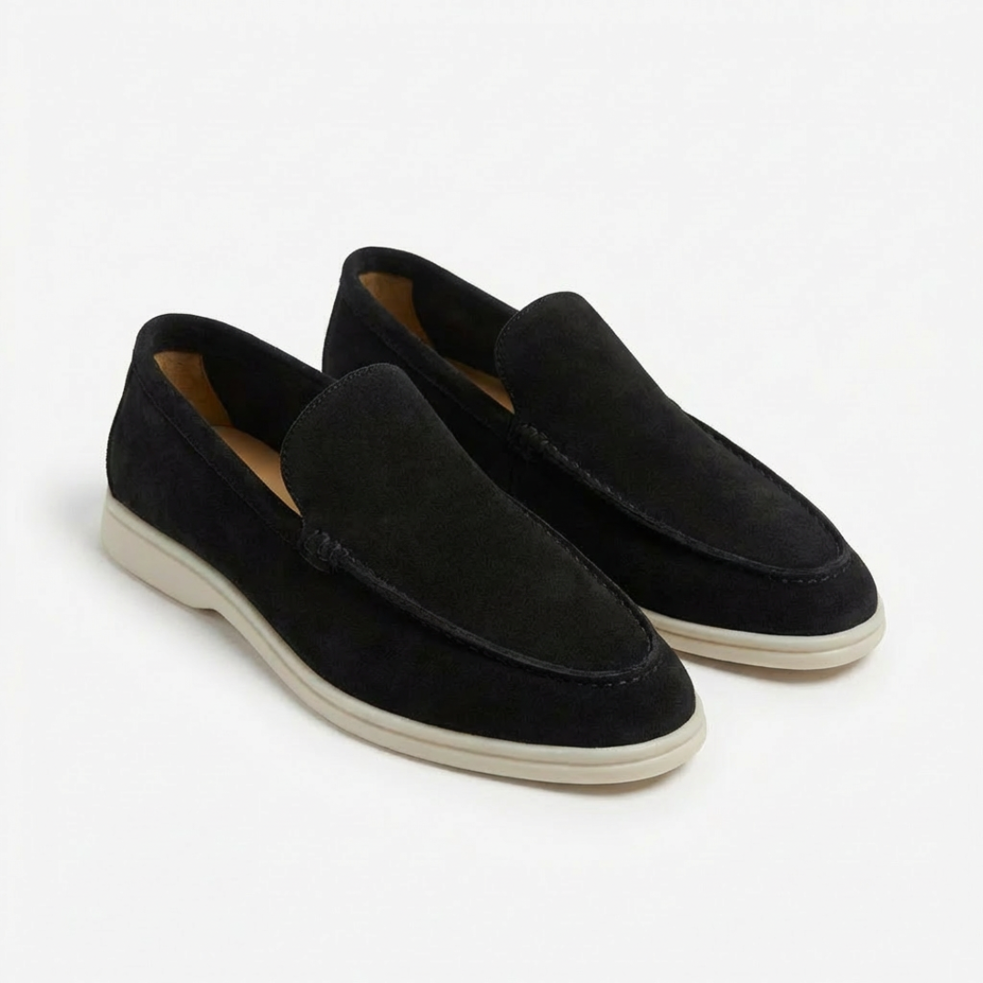 Joseph™ | Mocasines slip-on con costuras vistas y suela en contraste
