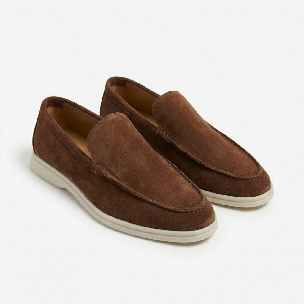 Joseph™ | Mocasines slip-on con costuras vistas y suela en contraste