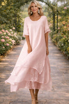 Esperanza - Vestido largo fluido de silueta elegante - vista 7