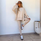 Julia™ | Conjunto de sudadera oversize y leggings