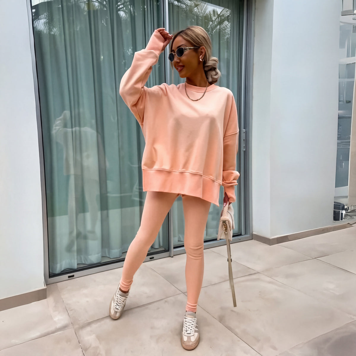 Julia™ | Conjunto de sudadera oversize y leggings