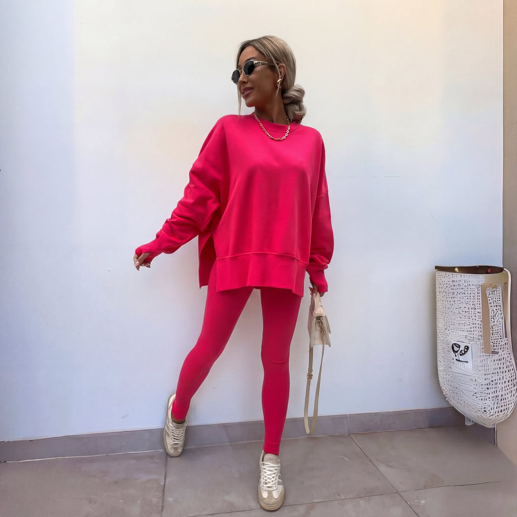 Julia™ | Conjunto de sudadera oversize y leggings