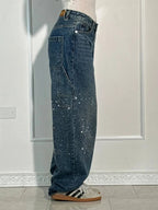 Sydney™ | Vaqueros baggy de tiro alto con brillantes