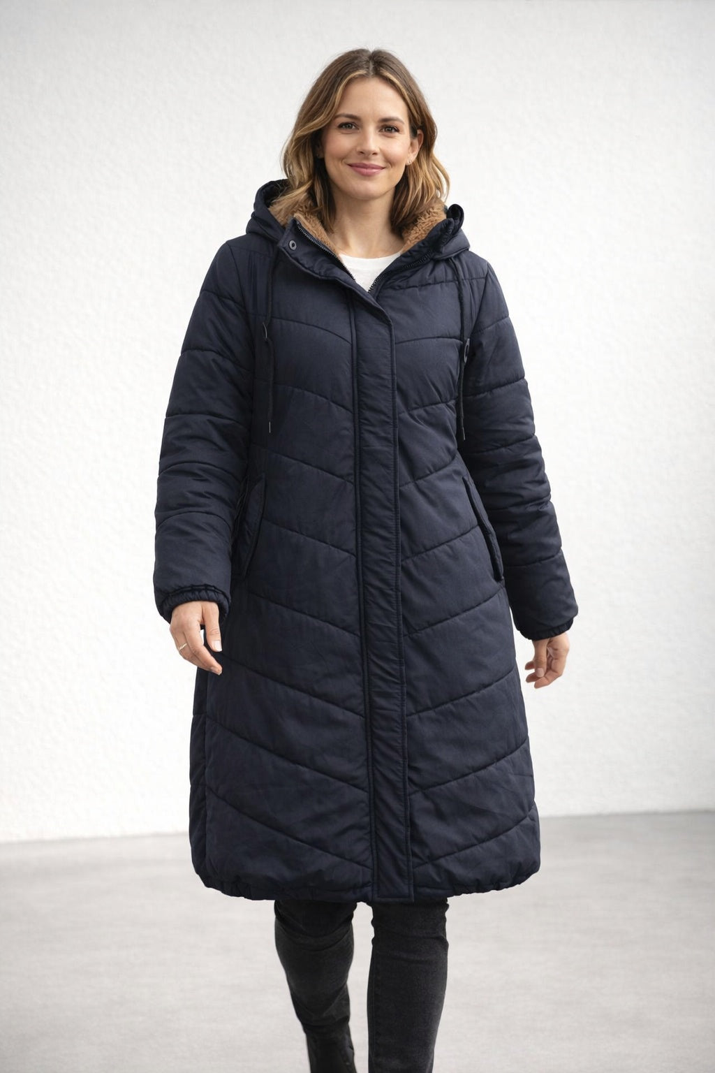 Alexandra™ | Parka larga acolchada con capucha