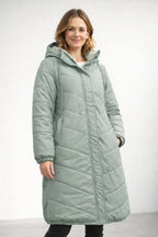 Alexandra™ | Parka larga acolchada con capucha