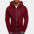 John™ | Sudadera con capucha y cremallera multibolsillos
