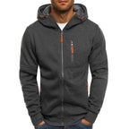 John™ | Sudadera con capucha y cremallera multibolsillos