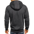 John™ | Sudadera con capucha y cremallera multibolsillos