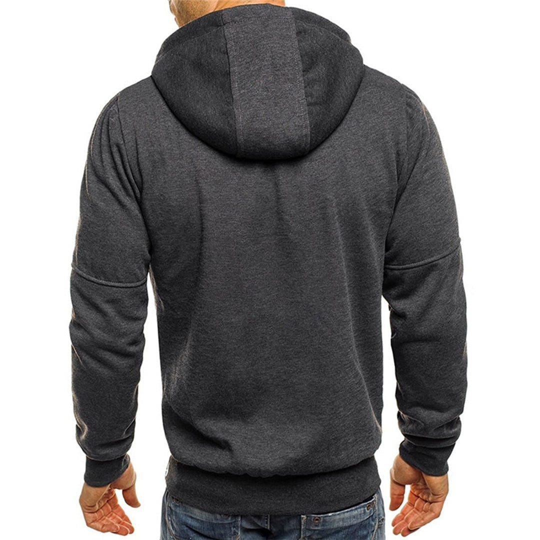 John™ | Sudadera con capucha y cremallera multibolsillos