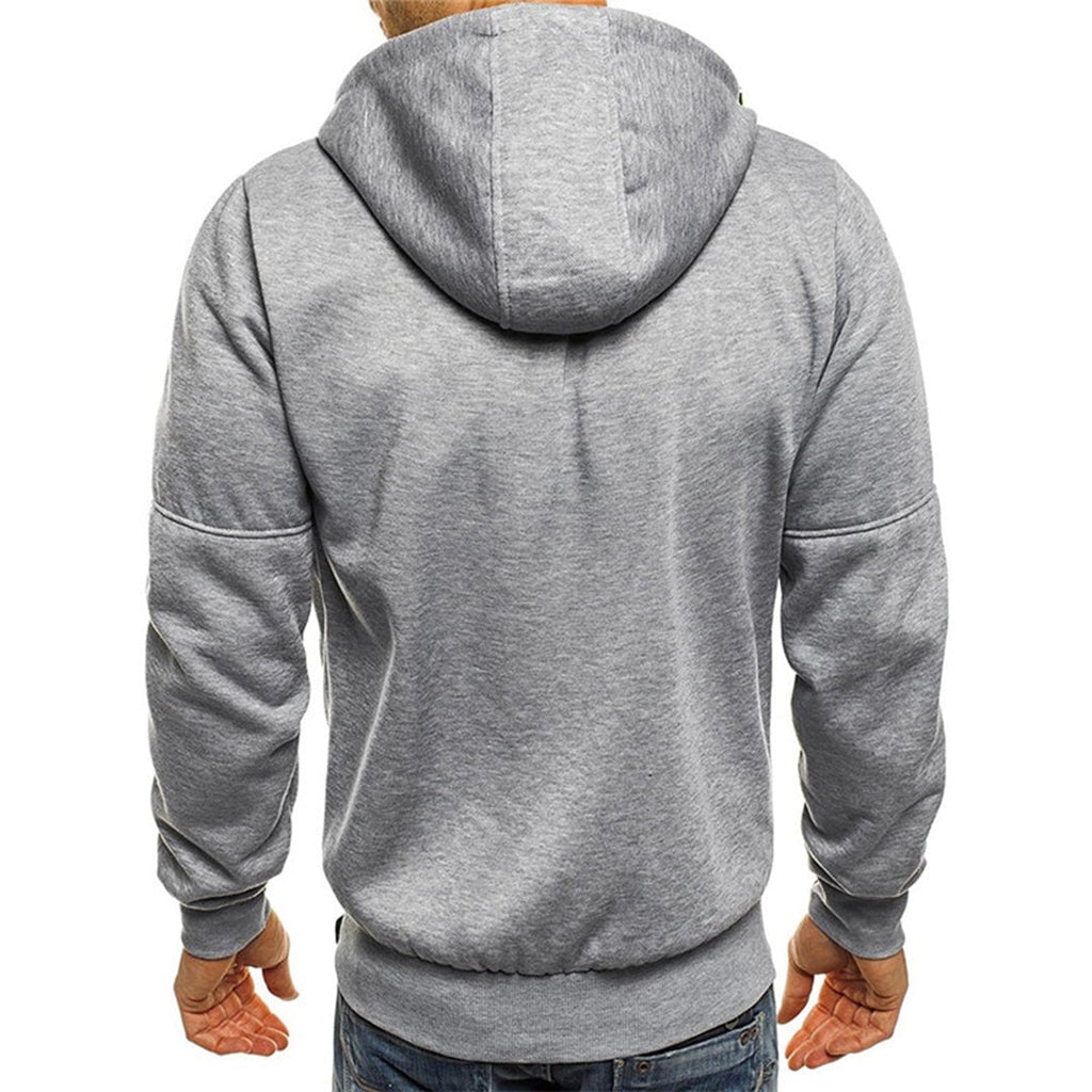 John™ | Sudadera con capucha y cremallera multibolsillos