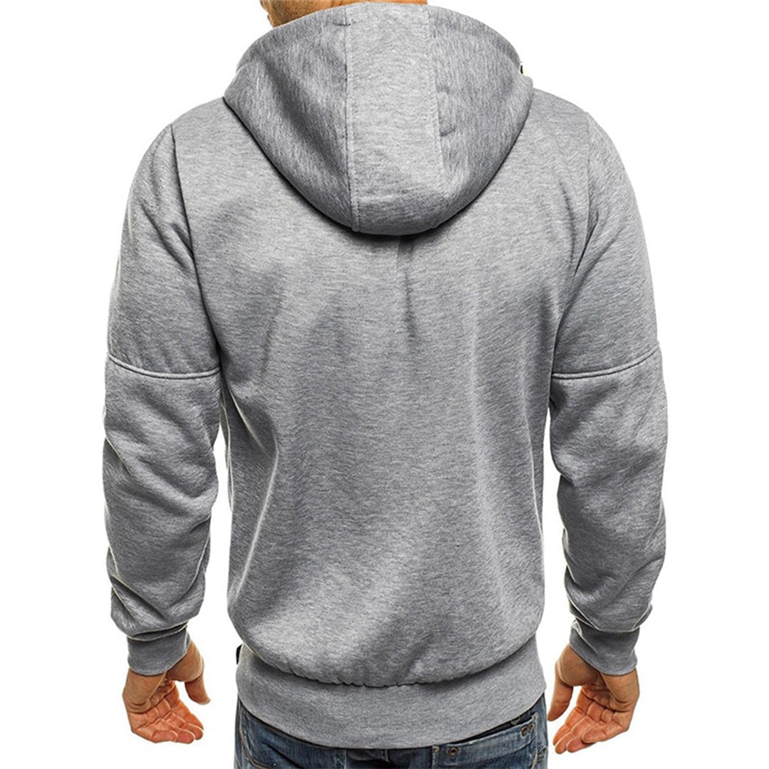 John™ | Sudadera con capucha y cremallera multibolsillos