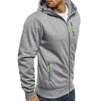 John™ | Sudadera con capucha y cremallera multibolsillos