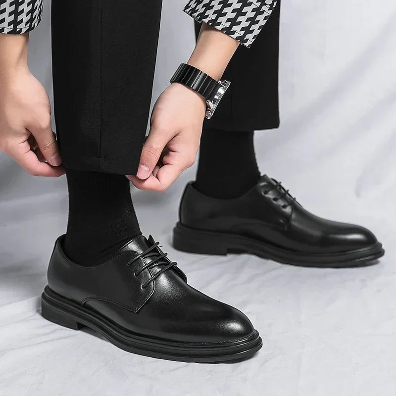 Quentin™ | Zapatos derby de charol con cordones