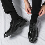 Quentin™ | Zapatos derby de charol con cordones