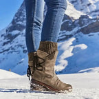 Norah™ | Botas de invierno estilo militar de caña media