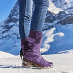 Norah™ | Botas de invierno estilo militar de caña media