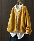 Isabella™ | Cárdigan oversize de punto con botones y bolsillo