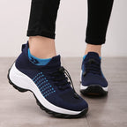 Avery™ | Zapatillas de punto con plataforma y cordones
