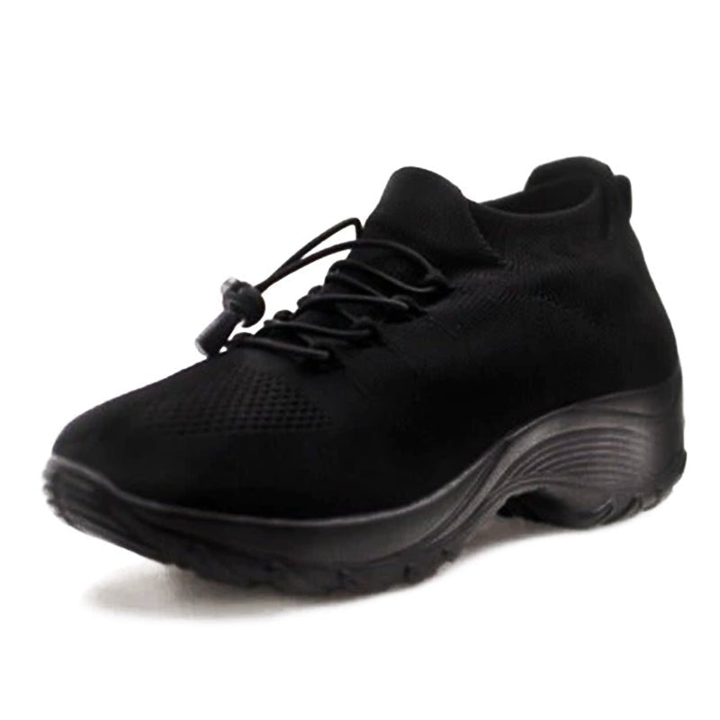 Avery™ | Zapatillas de punto con plataforma y cordones