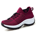 Avery™ | Zapatillas de punto con plataforma y cordones