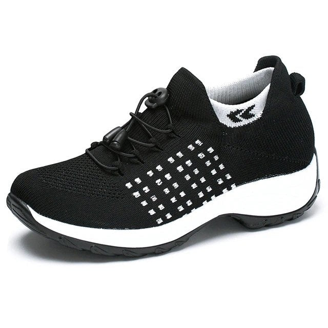 Avery™ | Zapatillas de punto con plataforma y cordones