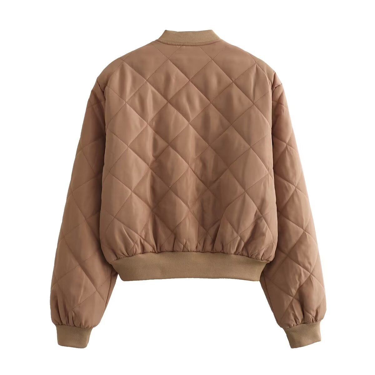 Fiona™ | Bomber acolchada con cuello redondo