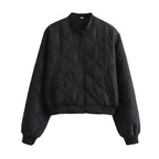 Fiona™ | Bomber acolchada con cuello redondo