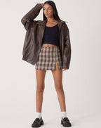 Diana™ | Chaqueta biker oversize efecto piel con cremallera