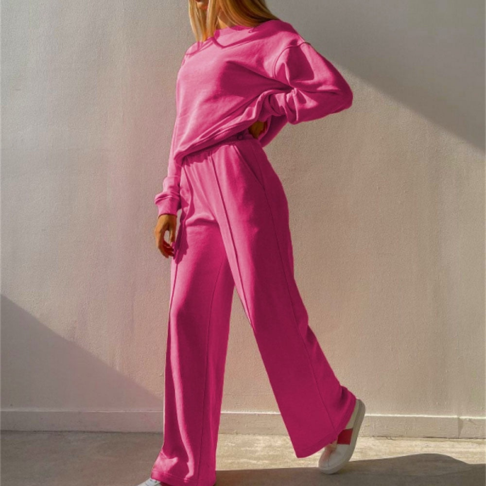 Audrey™ | Chándal de dos piezas con sudadera y pantalón ancho