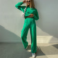 Audrey™ | Chándal de dos piezas con sudadera y pantalón ancho