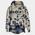 Rebecca™ | Sudadera oversize con capucha y estampado floral