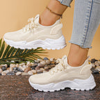 Daphne™ | Zapatillas chunky de malla con suela gruesa