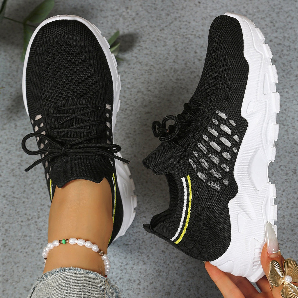 Daphne™ | Zapatillas chunky de malla con suela gruesa