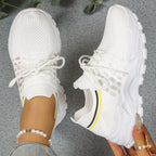 Daphne™ | Zapatillas chunky de malla con suela gruesa