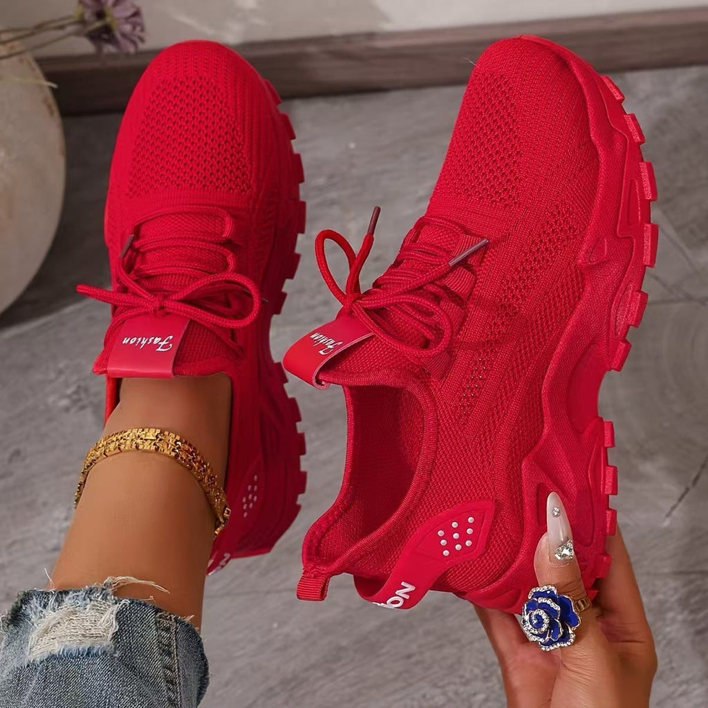 Daphne™ | Zapatillas chunky de malla con suela gruesa