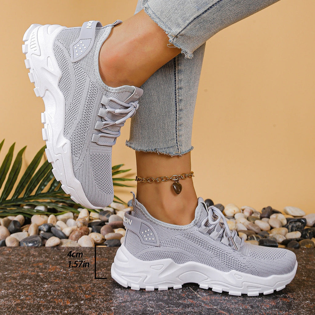 Daphne™ | Zapatillas chunky de malla con suela gruesa