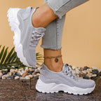 Daphne™ | Zapatillas chunky de malla con suela gruesa