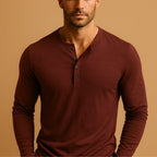 Ryder™ | Camiseta henley de manga larga slim fit