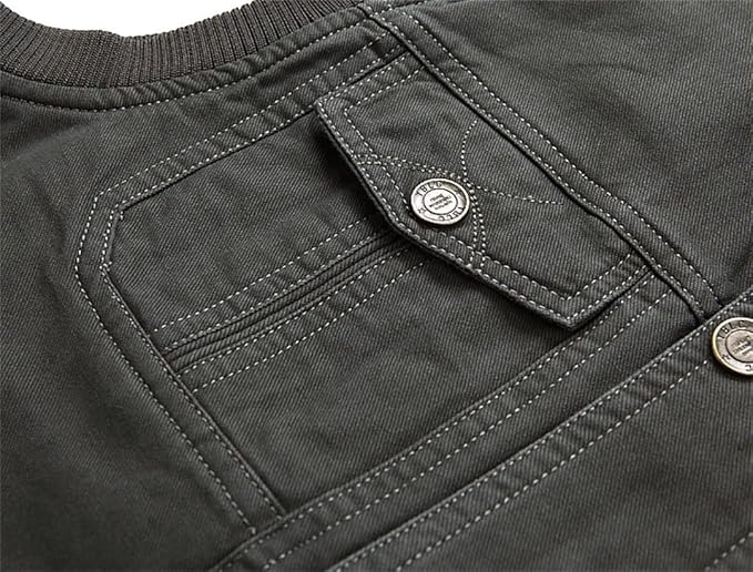 Tucker™ | Chaleco militar multibolsillos con cremallera