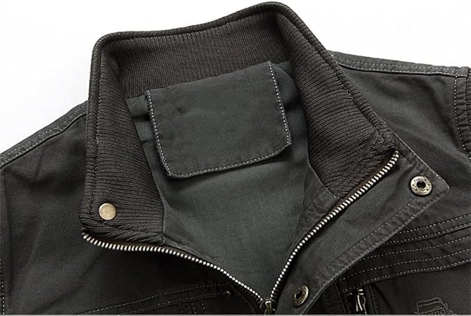 Tucker™ | Chaleco militar multibolsillos con cremallera