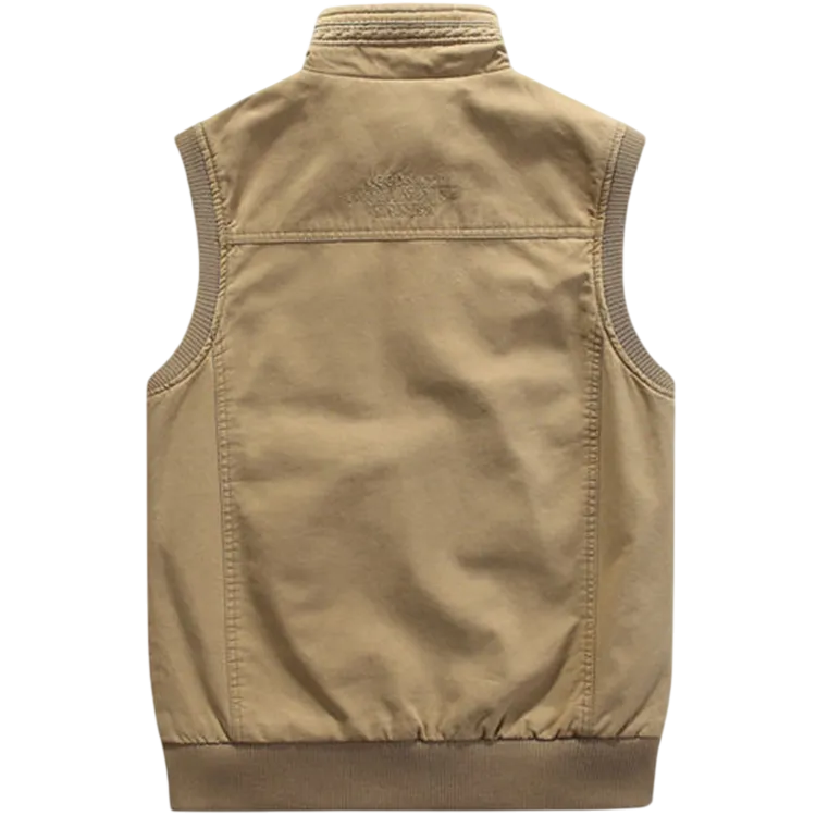 Tucker™ | Chaleco militar multibolsillos con cremallera