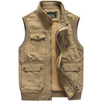 Tucker™ | Chaleco militar multibolsillos con cremallera