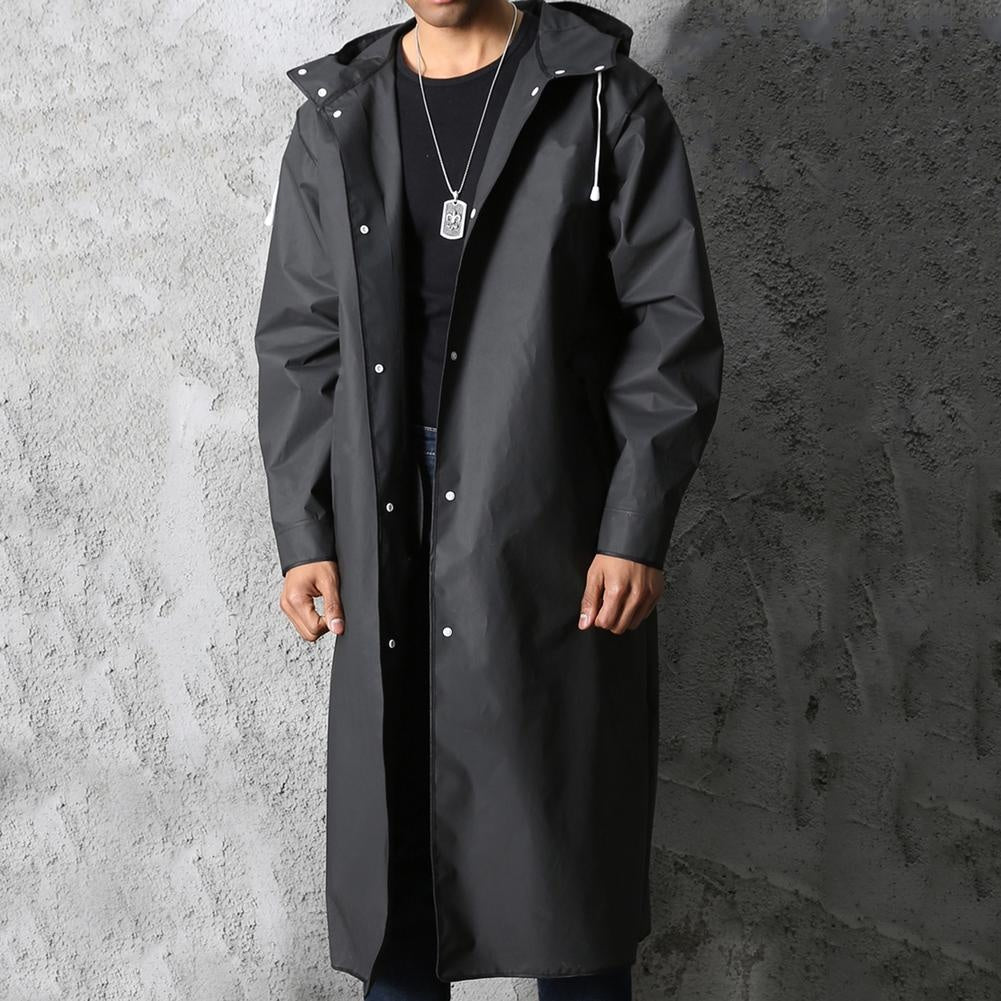 Wade™ | Chubasquero largo impermeable con capucha